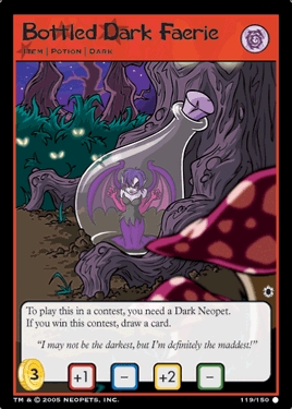 Bottled Dark Faerie